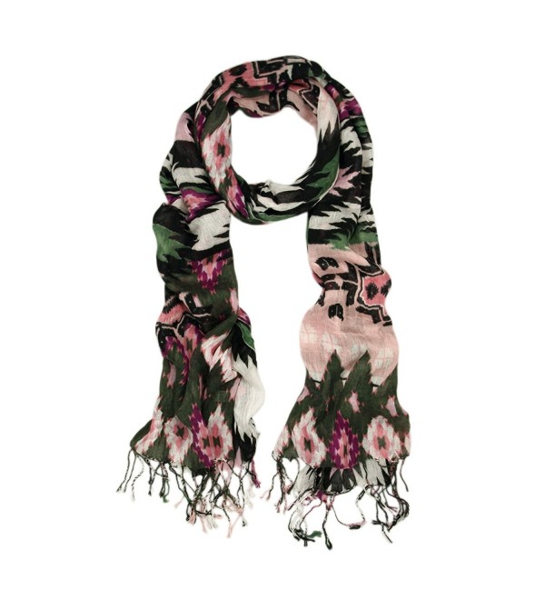 Multi Color Tribal Style Fringe Scarf - Different Colors Available - V3 - C211CP2P5KX