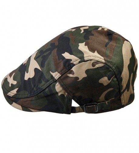 Samtree Military Camouflage Duckbill 01 Woodland in Men's Newsboy Caps