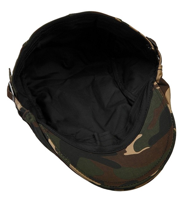 Unisex newsboy Cap-Military Camouflage Solid Color duckbill IVY Gatsby ...