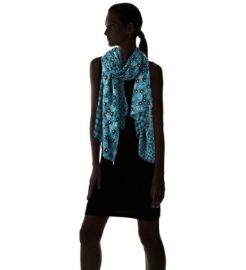 Life Womens Summer Floral Scarf in Cold Weather Scarves & Wraps