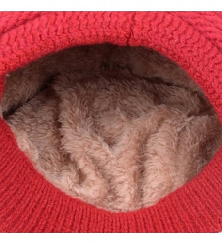 Braided Cabled Winter Crochet Newsboy in Women's Newsboy Caps