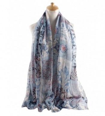 GERINLY Scarves Womens Fashion BluePink