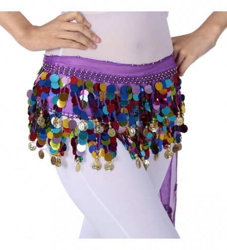 ZLTdream Belly Dance Chiffon Purple