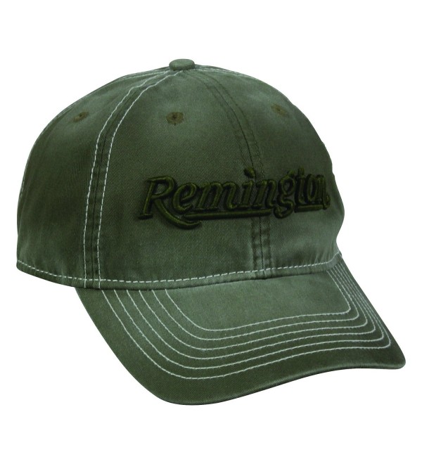 Remington Olive Unstuctured Enzyme Washed Cap Hat 157 - CT17Z6QW35U