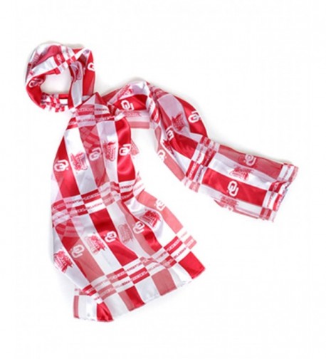 Official NCAA Oklahoma Sooners Sheer Scarf Available in 2 Different Colors - Red-2 - CM1108CGBOV