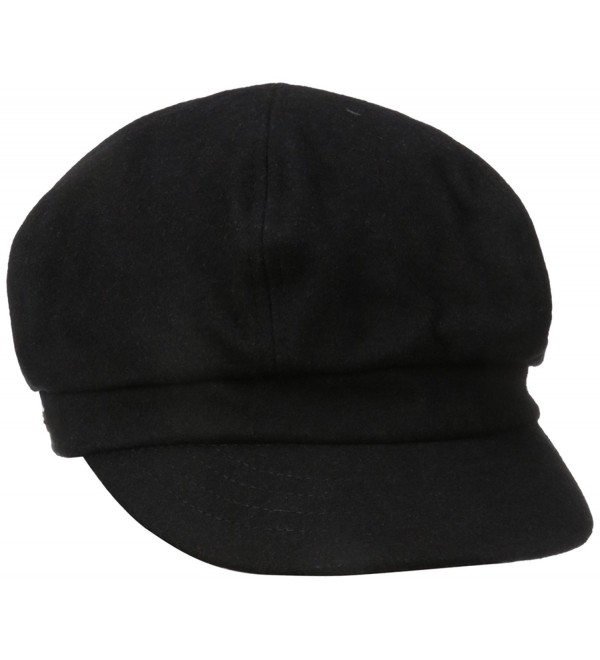 Betmar Women's Boy Meets Girl NewsboyHat - Black - CW112F1DOG1