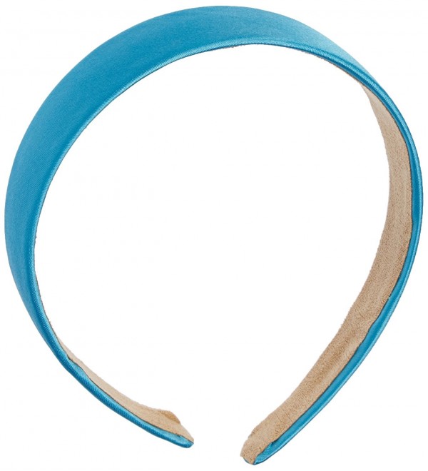 Trimweaver 1-Piece 25mm Satin Covered Headband- 1-Inch- Turquoise - CS11JDIJNBT