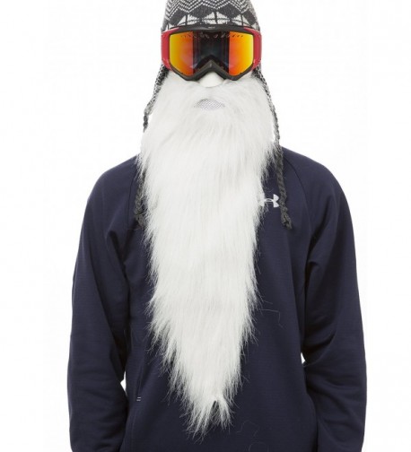 Beardski Merlin Face Mask White in Men's Balaclavas