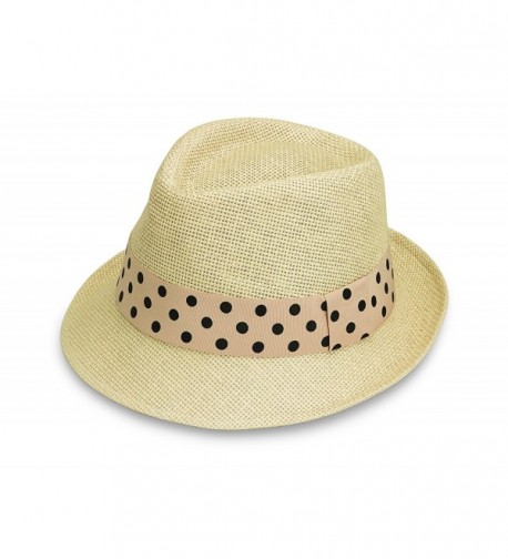 wallaroo Women's Gigi Sun Hat - Light Cotton Lining - Stylish Summer Hat - Natural - CA11QGZJOED