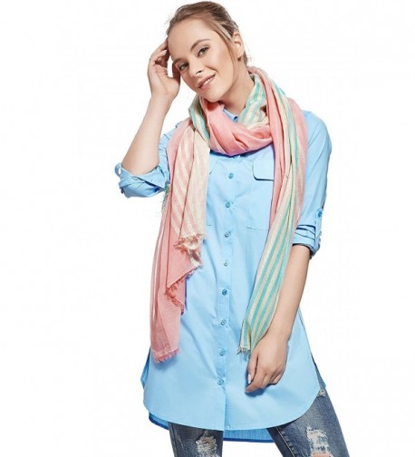 Ladies Striped Thread Fashion Scarves