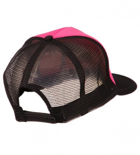 Flat Bill Neon Trucker Cap in Women's Baseball Caps