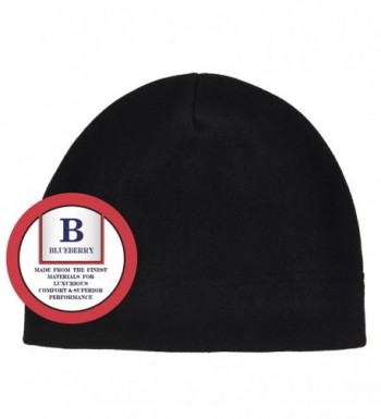 Blueberry Uniforms Black Fleece Beanie - Black - CO189NXZIZR