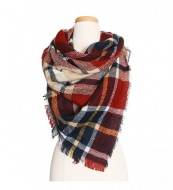 RT Fashion Plaid Multicolor Fall/Winter Blanket Scarves - Bs-11 - CN189GHASKA