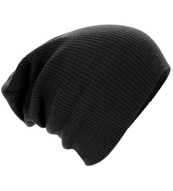 SIDAZHI Slouchy Beanie Chunky Cable-Trendy Warm Oversized Unisex-Thick Knit Soft Warm Winter Hat Cap - Gray - CZ1880Z5WZU