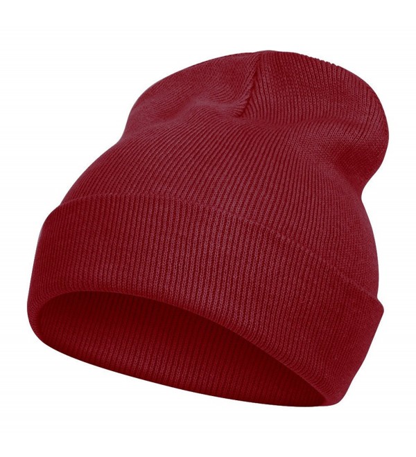 TopHeadwear Solid Color Long Beanie- Maroon - CG112V08R2R