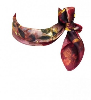 Wrapables Charmeuse Square Scarf Neckerchief