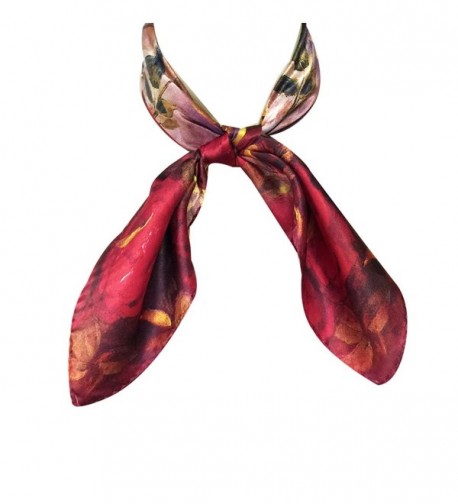 Wrapables Charmeuse Square Scarf Neckerchief in Fashion Scarves