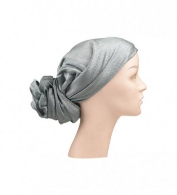 Grey Israeli Tichel Sparkle Scarf