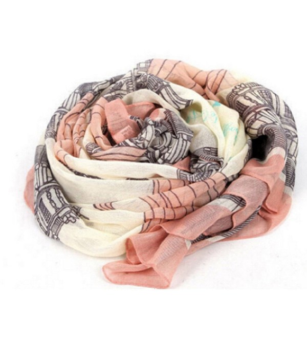 RICCOS (TM) Women Fashion Chiffon Elegant Long Print Scarf Wrap Ladies Shawl - CY12N36WVNB