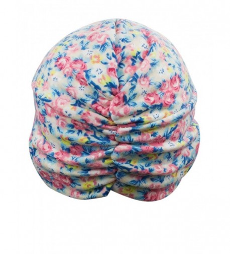 Printed Twist Pleated Stretch Turban