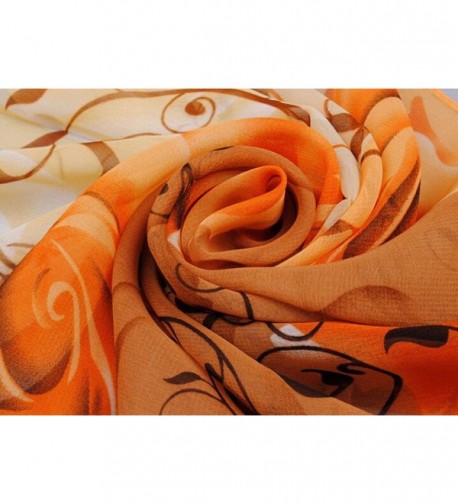 LEERYA Beautiful Pattern Chiffon Scarves in Fashion Scarves