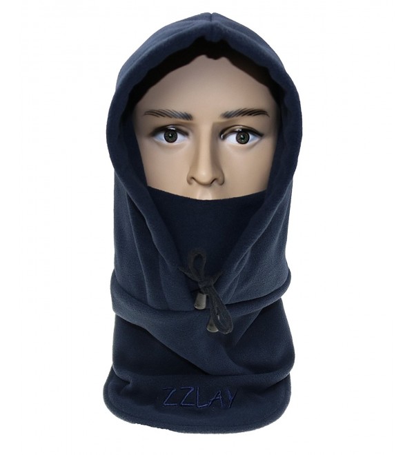 ZZLAY Balaclavas Hat Double Layers Thicken Winter Cap Neck Warm Ski Face Mask - navy - C2185SZO8WO