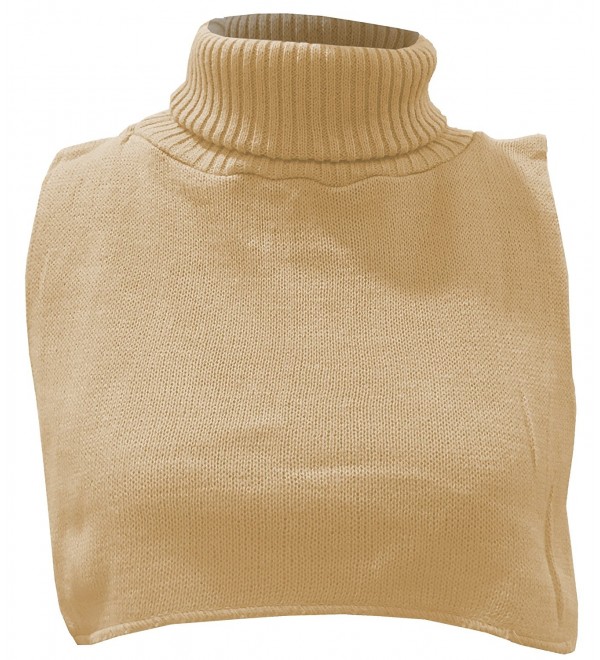 DRY77 Turtle Neck Dickey Inner Sweater - Beige 2 - CO12O5BDS00