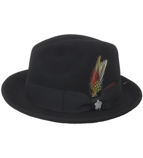 Christys Crown Wool Felt Classic Crease Top Fedora by Tony Merenda - CB186NSK25Q