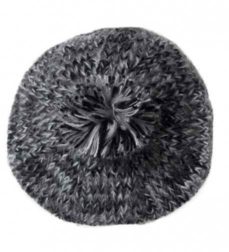 Black Vintage Beanie Slouch Winter in Women's Skullies & Beanies