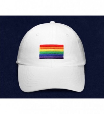 Rectangle Rainbow Hat White Bag