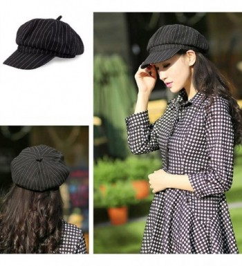 Leben LerBen Fashion Vintage Stripe in Women's Berets