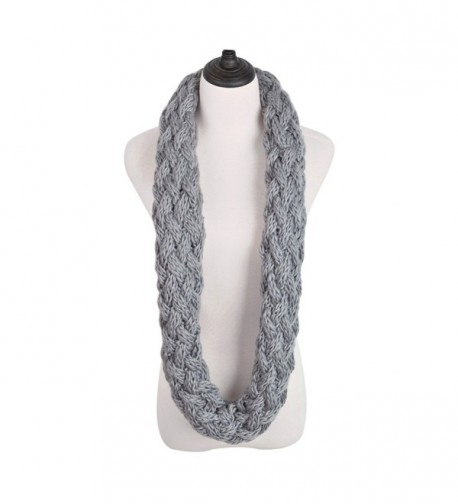 Premium Solid Winter Infinity Circle in Cold Weather Scarves & Wraps