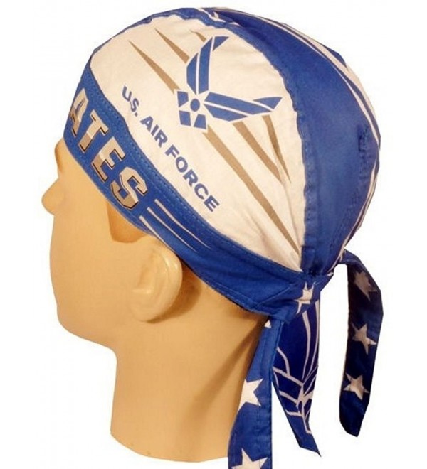 Danbanna Deluxe skull cap biker caps headwraps doo rags U.S. Air Force Pinstripe - CN12FAX24SX