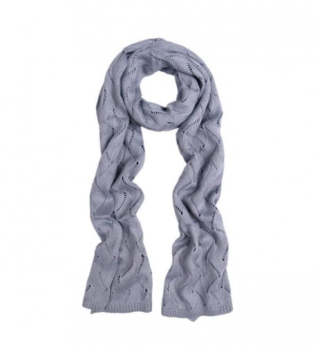 Premium Winter Flame Knit Scarf - Different Colors Available - Gray - CX11GENYOW9