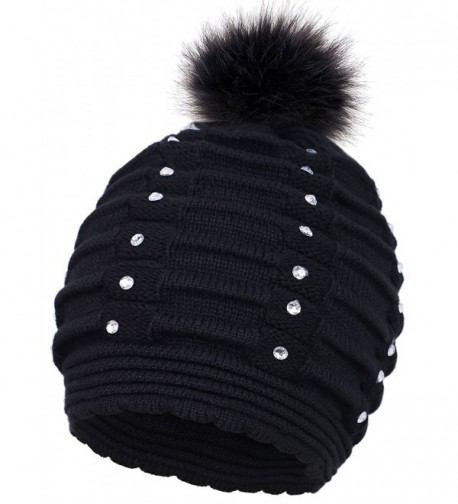 Toppers Beanie Women Winter Sequins in Women's Skullies & Beanies