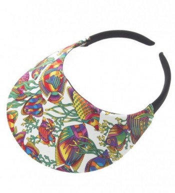 Tropical Fish White Visor - C912E3BEHXT