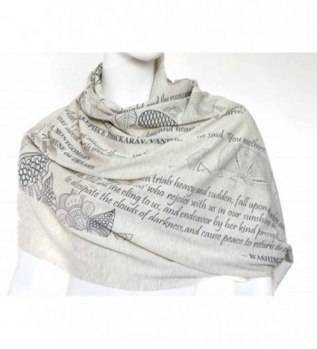 Mothers Tribute Scarf literary quotes in Fashion Scarves