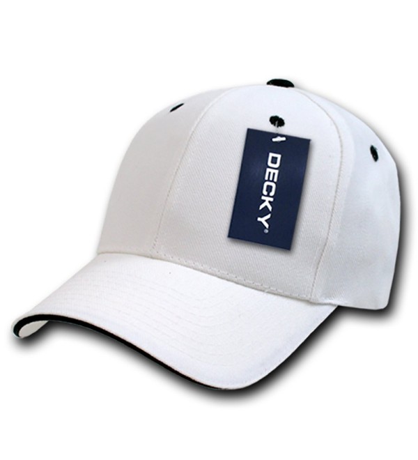 DECKY Sandwich Visor Baseball Cap - White/navy - CJ12D8285R3