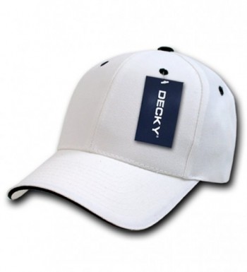 DECKY Sandwich Visor Baseball Cap - White/navy - CJ12D8285R3