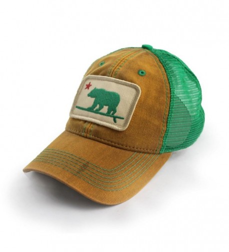 Everyday Trucker Hat Surfing Bear- Earth Khaki - CG12ITYG65X