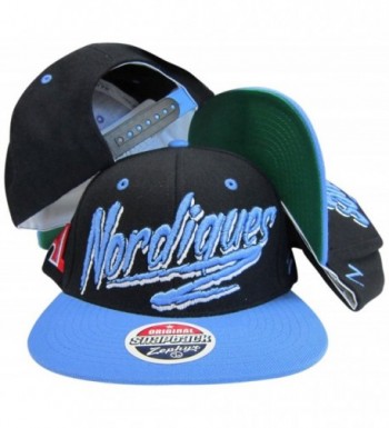 Quebec Nordiques Black/Blue Two Tone Plastic Snapback Adjustable Hat / Cap - CQ1189G26DD