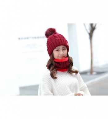 IRELIA Womens Knitted Fleece Beanie in Men's Skullies & Beanies