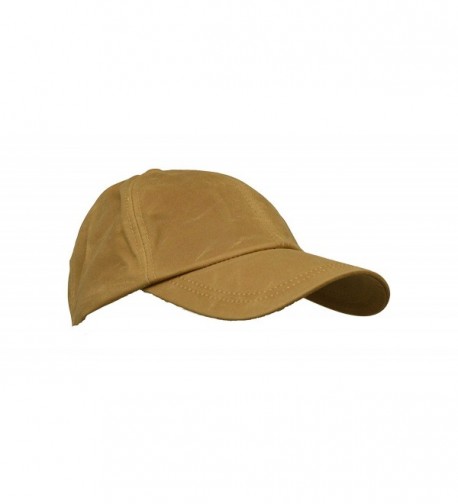 Walker and Hawkes Mens Ladies Wax Baseball Cap 100% Waxed Cotton One-Size - Beige - C011RBZ8RA3