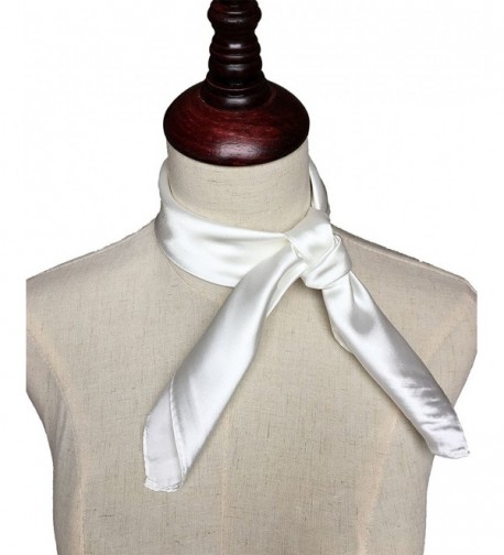 Womens Solid Color Square Neckerchief