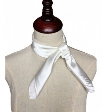 Womens Solid Color Square Neckerchief