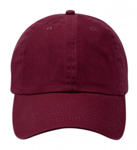 E-Flag Washed Low Profile Cotton and Denim Baseball Cap - Burgundy - CY12NT5TQQ2
