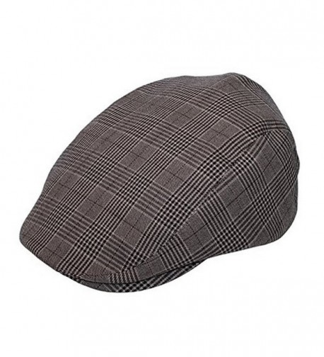 PLAID FASHION IVY CAP Brown CA11056DD37