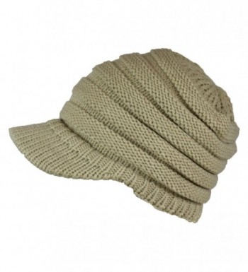 Ribbed Beanie Chunky Winter Skully