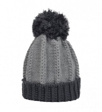 Janey Rubbins Knitted Beanie Crochet in Men's Skullies & Beanies