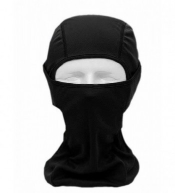 Cruiize Men's Flame Resistant Hood Headwear Balaclavas Full Face Mask - black - CG12O3XIBQ6